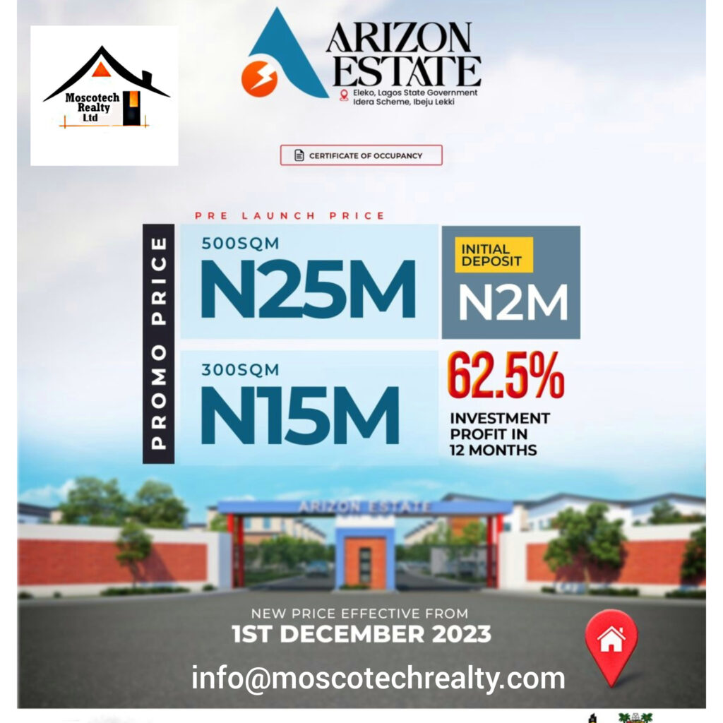 SECURED,GATED & RESIDENTIAL ESTATE-ARIZON FOR SALE!