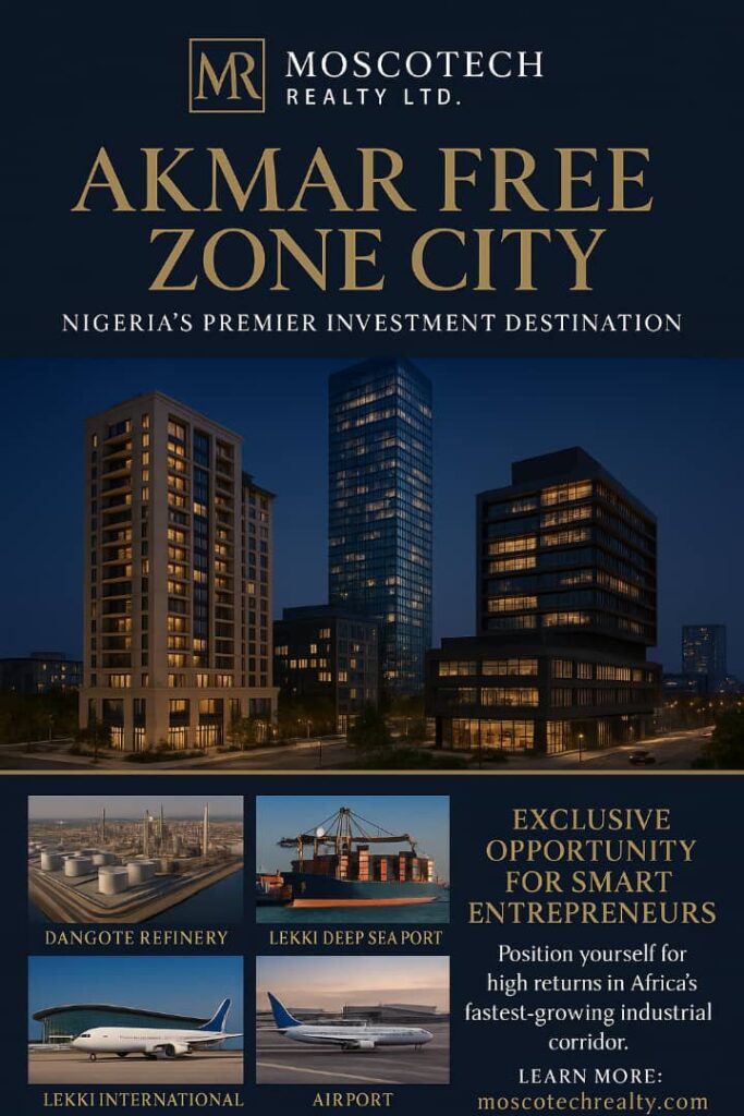 “Unlocking Investment Potential in Free Zone City: A Strategic Opportunity Driven by Dangote Refinery, Lekki Deep Sea Port, and Lekki International Airport”