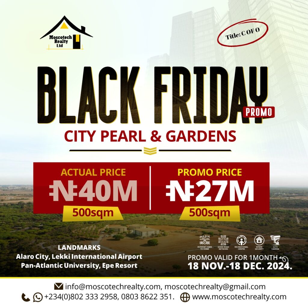 BLACK FRIDAY SALES:City Pearl & Garden- The Epicenter of Luxury and Convenience.