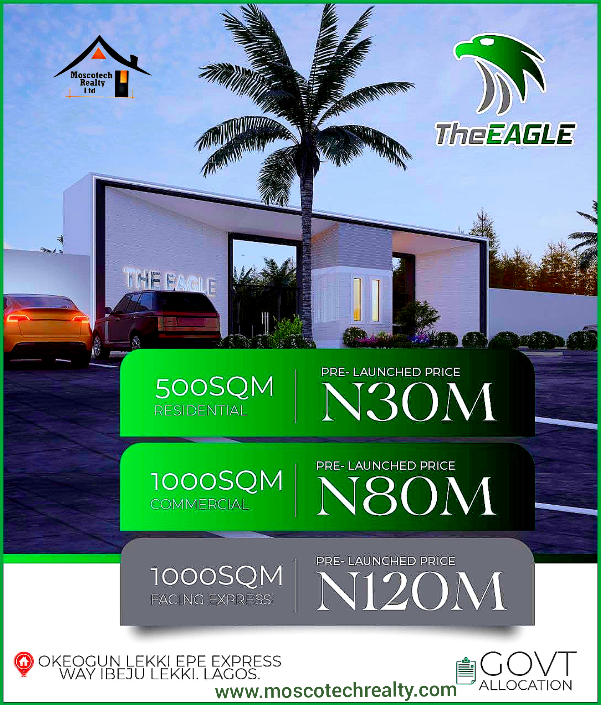 WAKE UP to UNBEATABLE RETURNS! Invest in Eagle City, Ibeju-Lekki