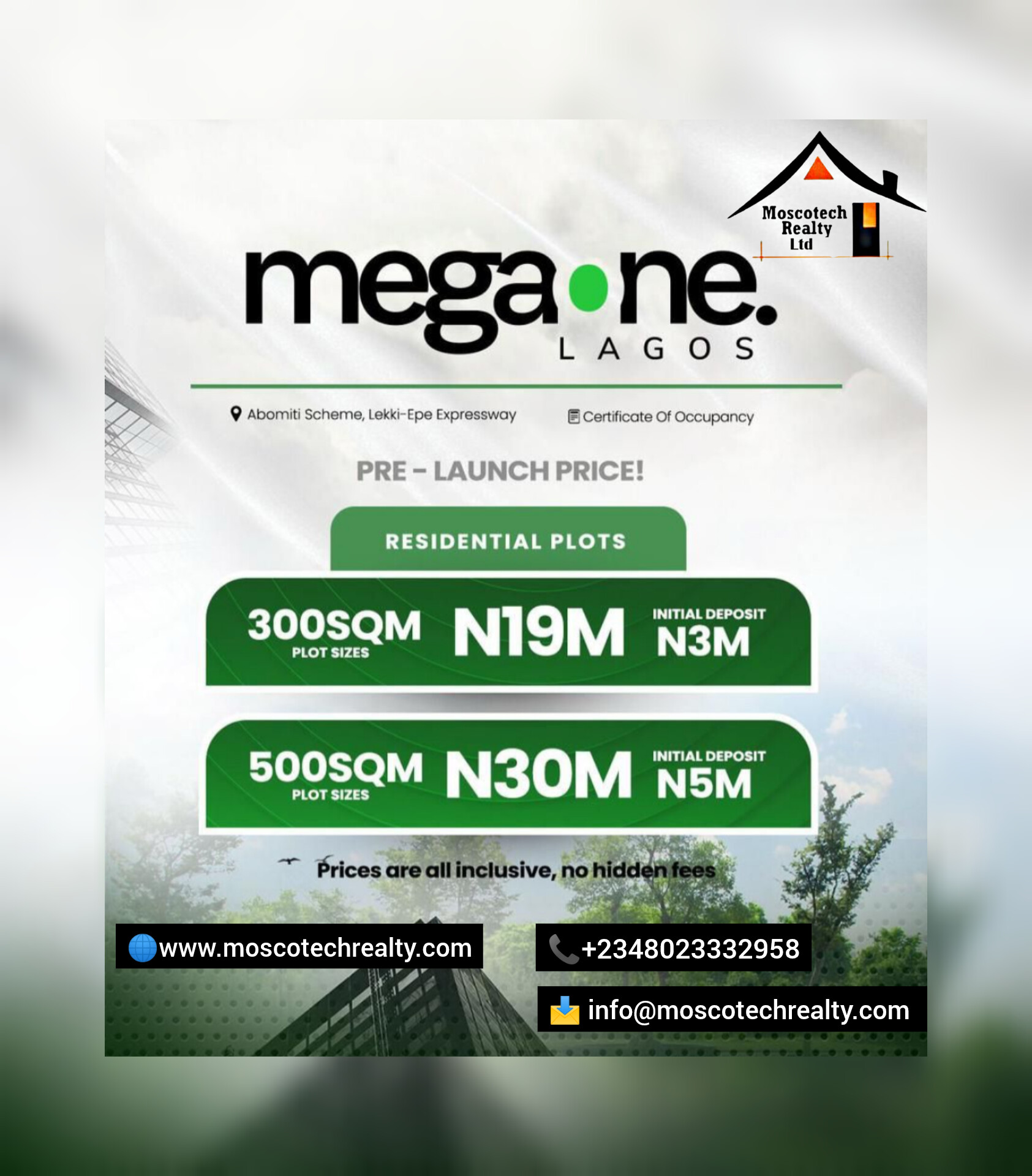 AFFORDABLE LANDED PROPERTY ALONG LEKKI EPE EXPRESS WAY – MEGAONE