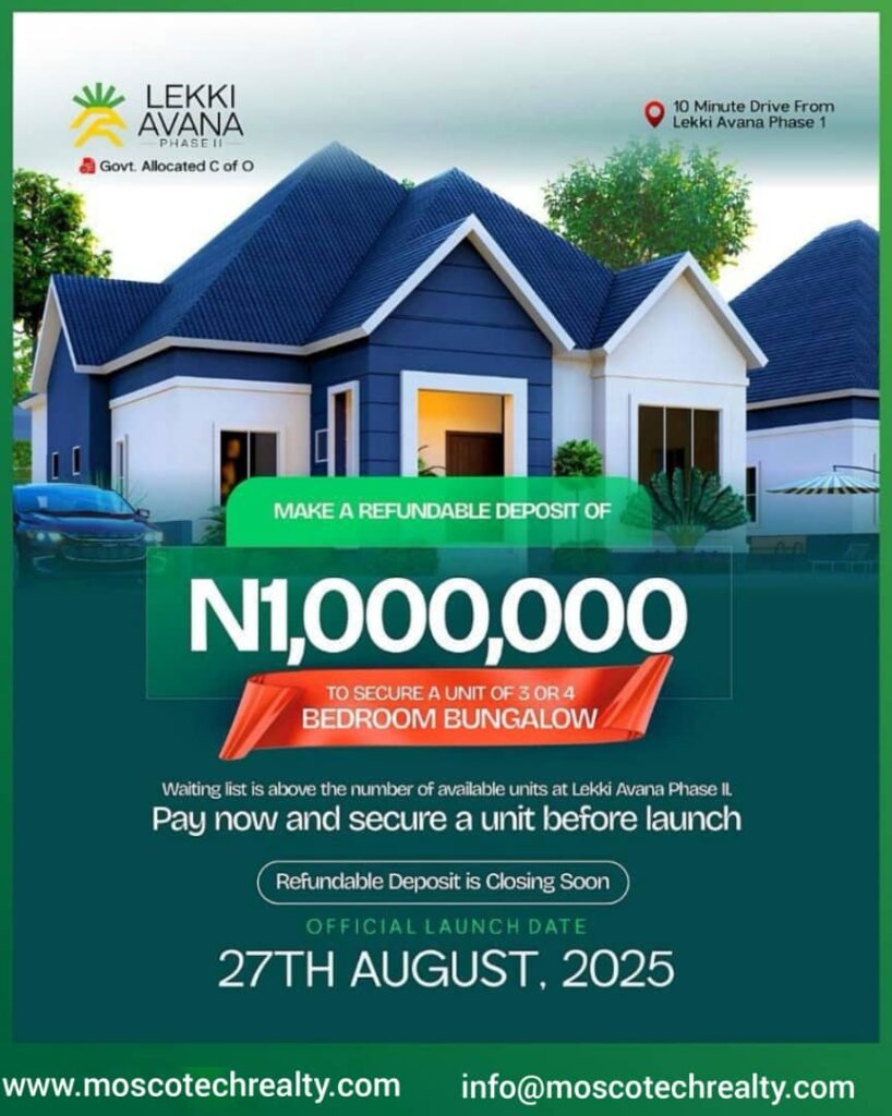 LUXURY BUNGALOWS IN LEKKI AVANA & RESORT PHASE 2 – A GATEWAY TO  REFINED LIVING EXPERIENCE.