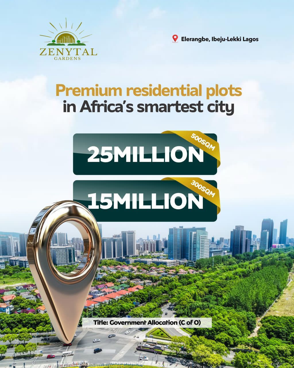π ZENYTAL GARDENS β The Future of Smart, Sustainable Living in Ibeju-Lekki