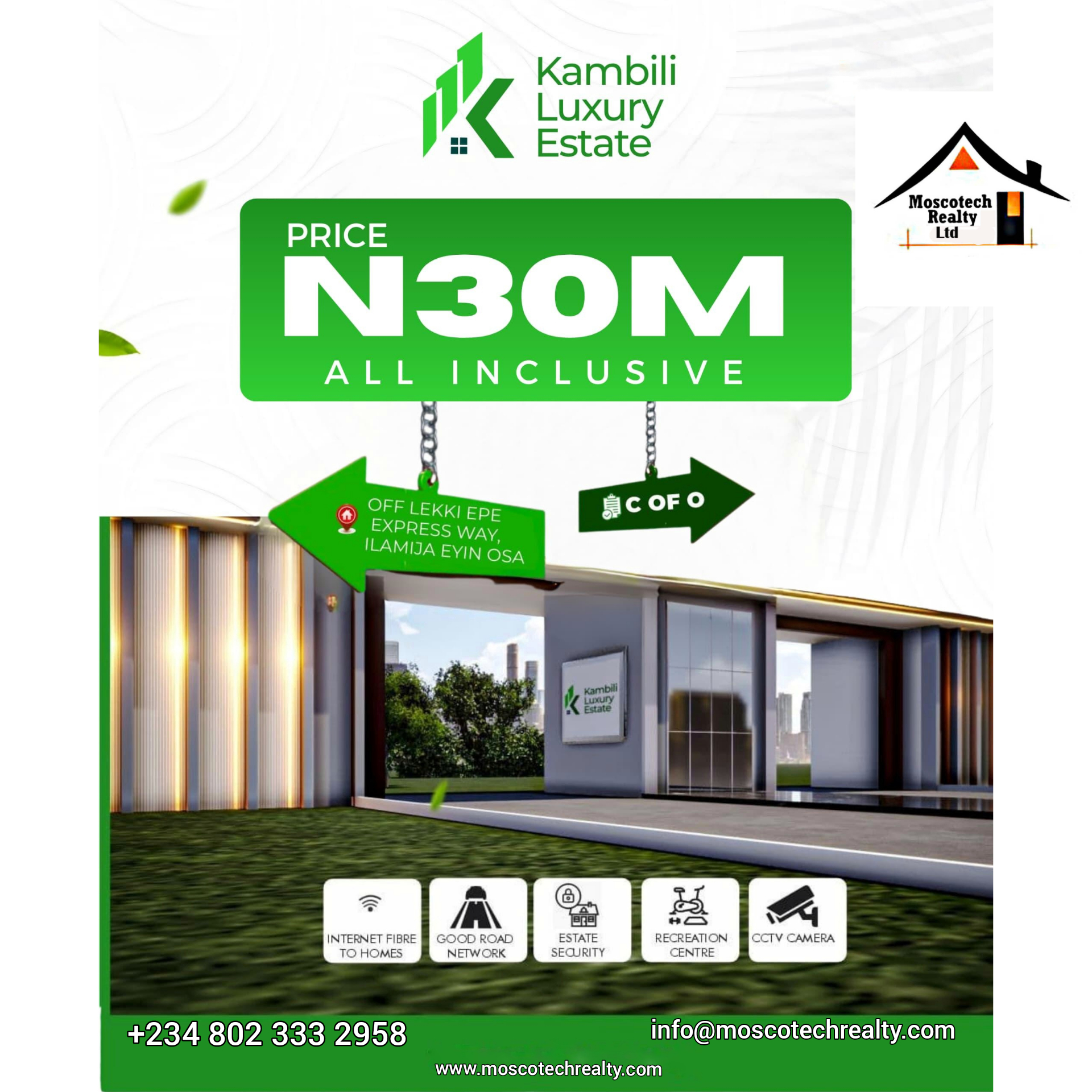Luxury Estate with C of O in Ibeju Lekki | Kambili Luxury Estate