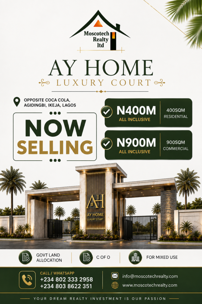 PREMIUM MIXED USE LAND FOR SALE IN ALAUSA- IKEJA, OPPOSITE  COCA COLA-LAGOS